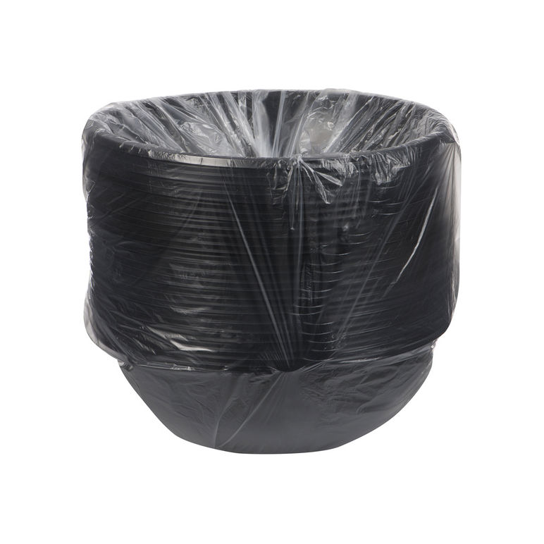 Bowl Pet Plastic Black 320 Ounce