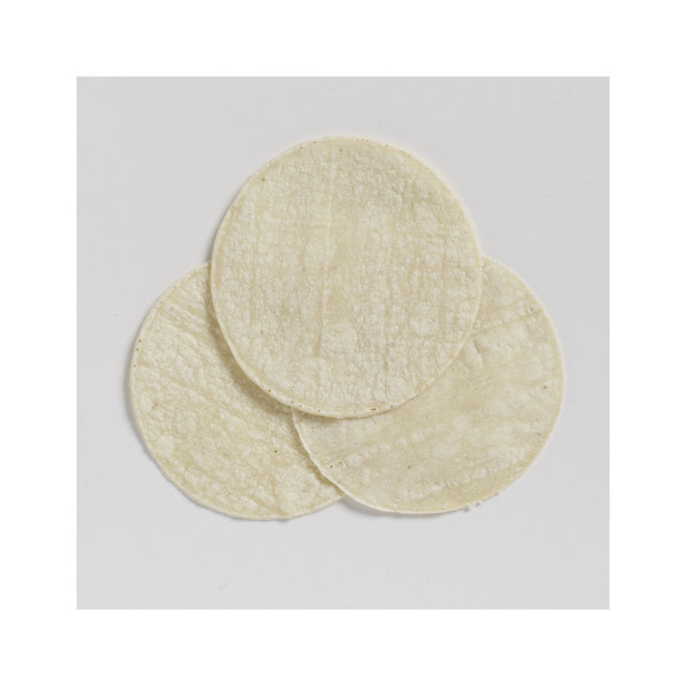 Tortilla Corn White 6 Inch Table