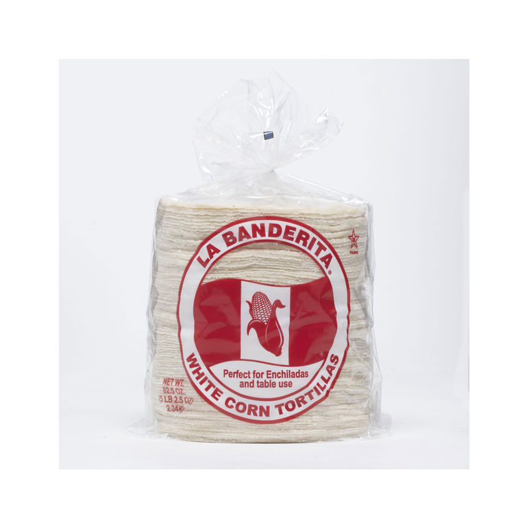 Tortilla Corn White 6 Inch Table