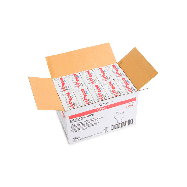Glove Latex Foodservice Powder-free Medium