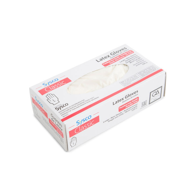 Glove Latex Foodservice Powder-free Large