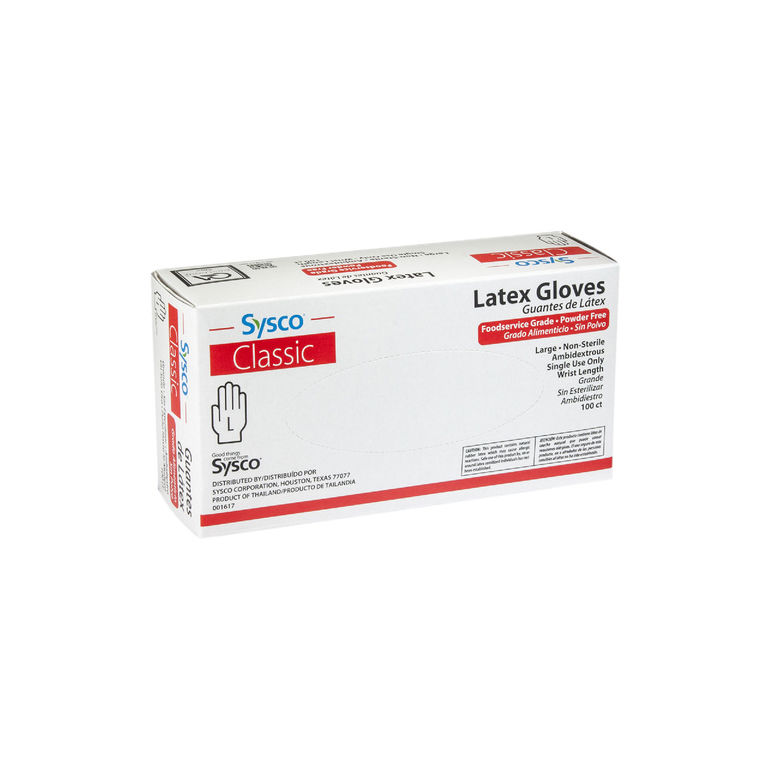 Glove Latex Foodservice Powder-free Large