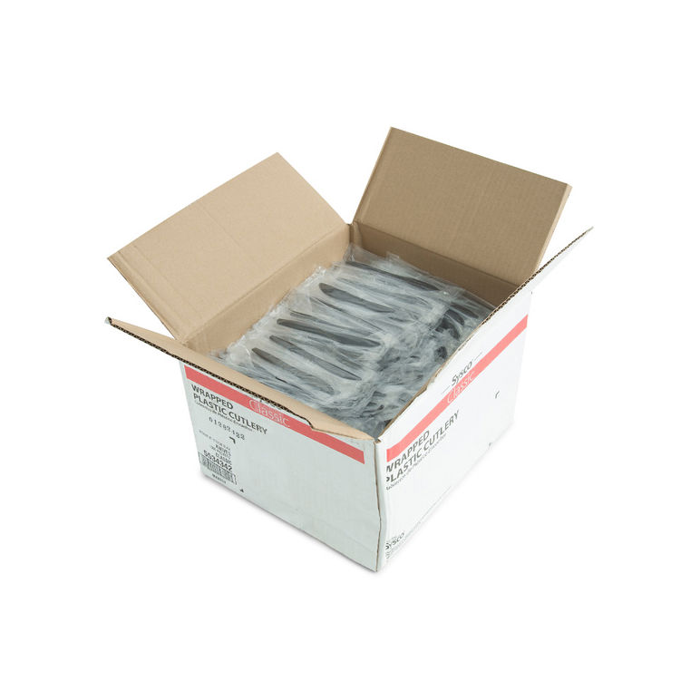 Knife Plastic Wrapped Black