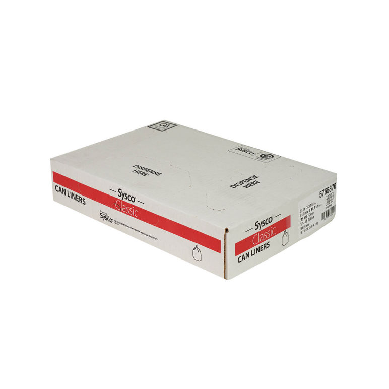 Liner Trash 24 Inch X 32 Inch 0.35 Mil Clear