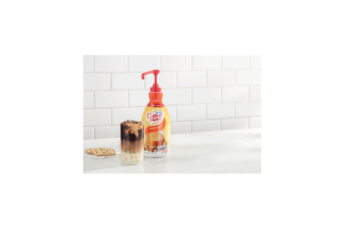 Creamer Hazelnut Liquid Pump Bottle