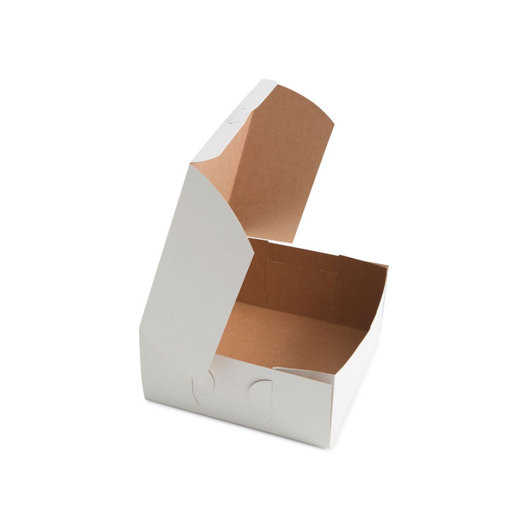 Box Bakery White 9 Inch X 9 Inch X 4 Inch
