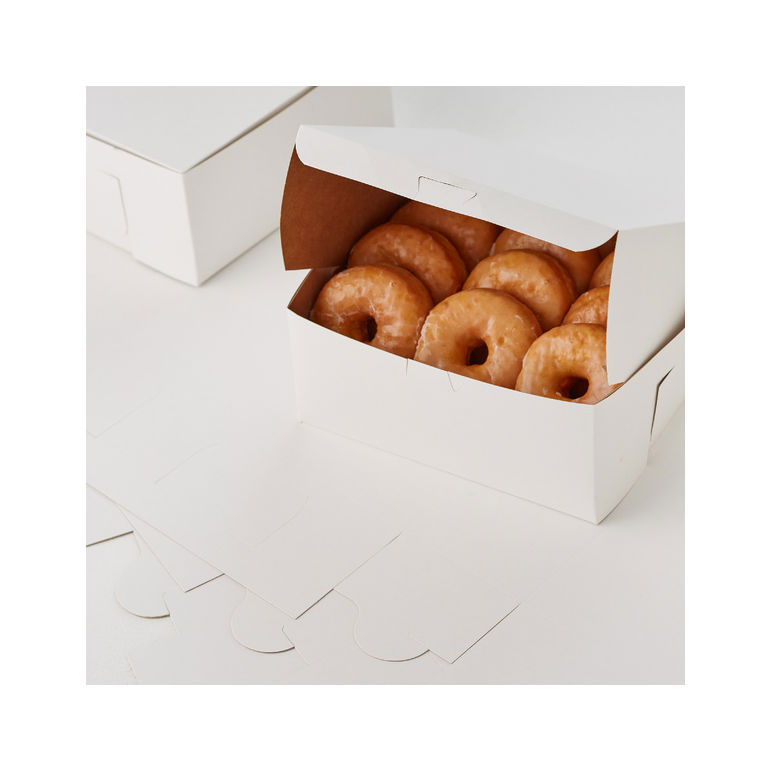 Box Bakery White 9 Inch X 9 Inch X 4 Inch