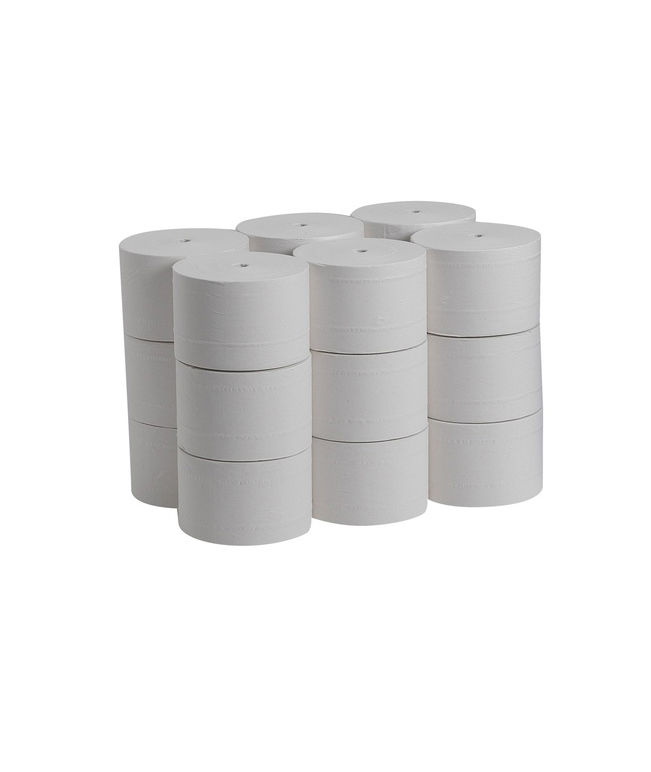 Tissue Toilet Coreless 2-ply White