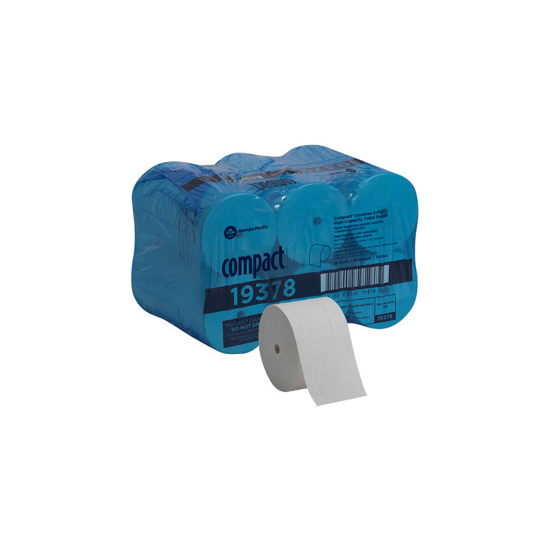 Tissue Toilet Coreless 2-ply White