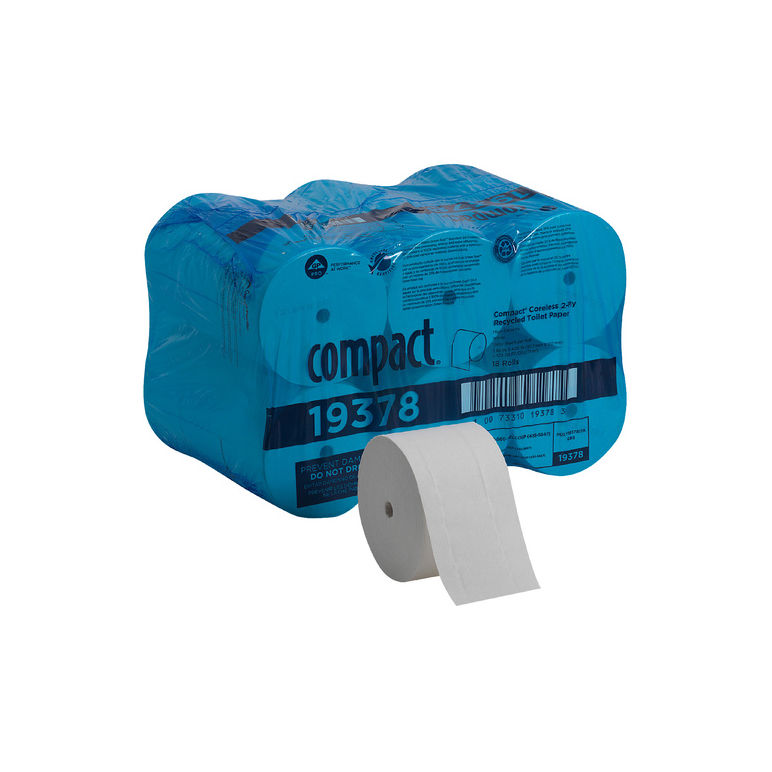 Tissue Toilet Coreless 2-ply White