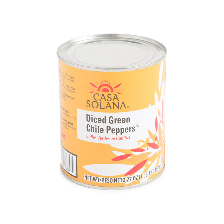 Pepper Chile Green Diced Roasted & Peeled