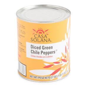 Pepper Chile Green Diced Roasted & Peeled