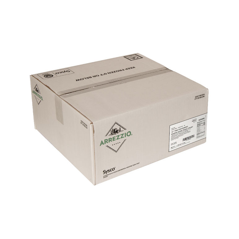 Pizza Crust Parbaked Raised Edge Thin 12 Inche