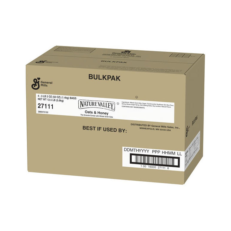 Cereal Granola Oats 'n Honey Bulk Pack