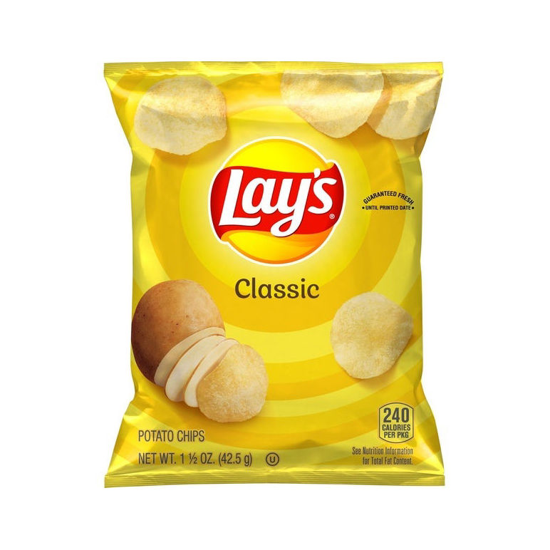 Chip Potato Regular Large Single Serving