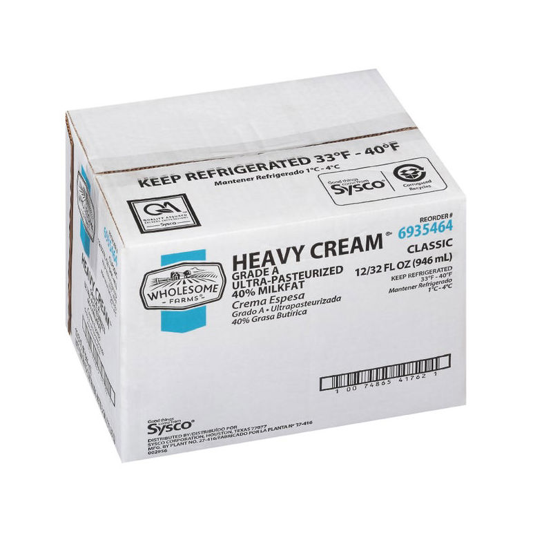 Cream Heavy 40% Extended Shelf Life Stabilized