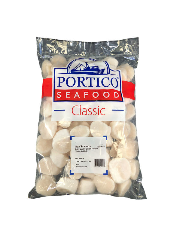 Natural Sea Scallops U-10
