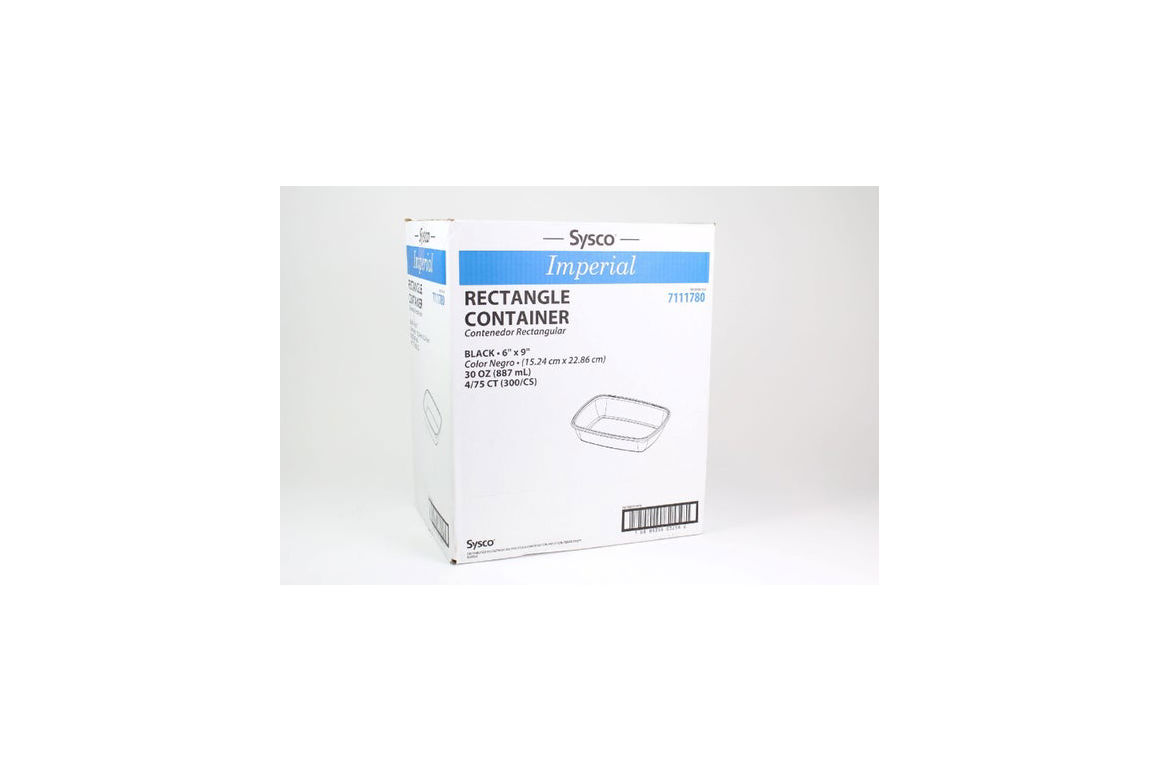 Container Plastic 3 Compartment Large Rectangular