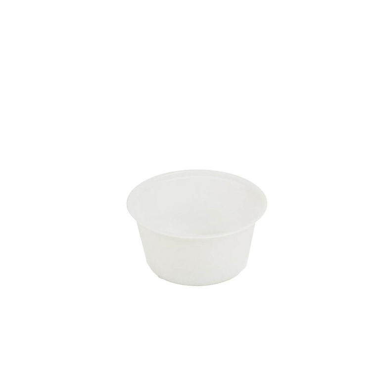 Cup Plastic 3.25 Ounce Translucent Portion Hip