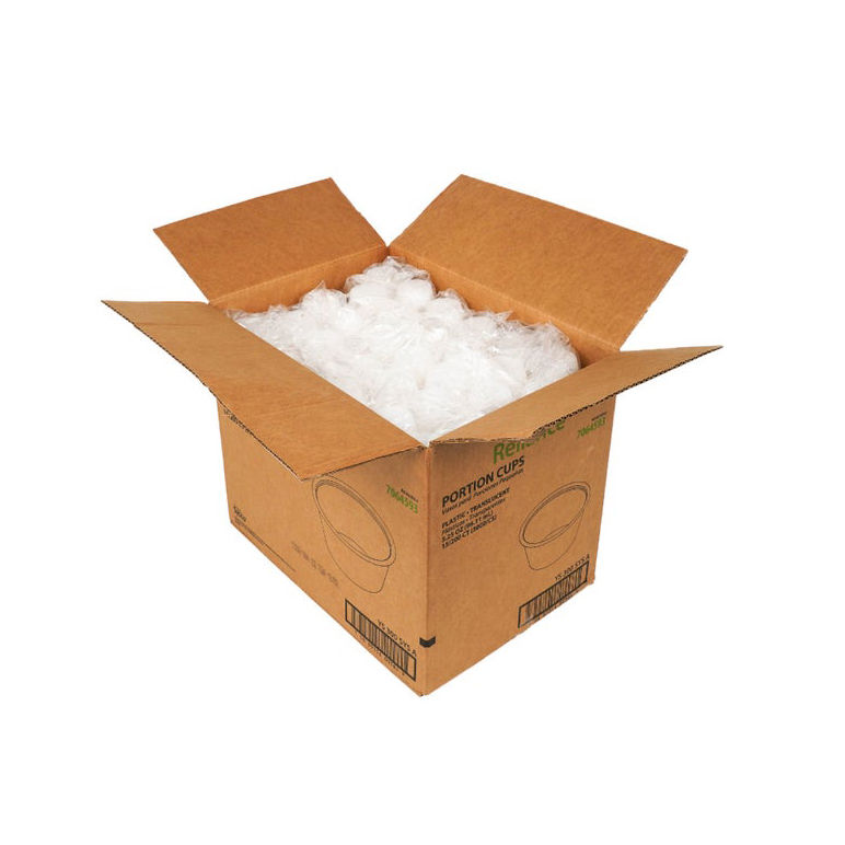 Cup Plastic 3.25 Ounce Translucent Portion Hip