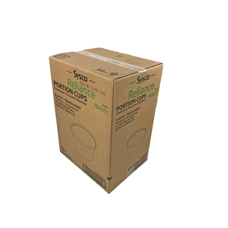 Cup Plastic Translucent Portion 5.5 Ounce