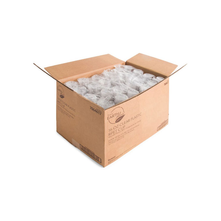Cup Plastic R Pet Clear 16 Ounce
