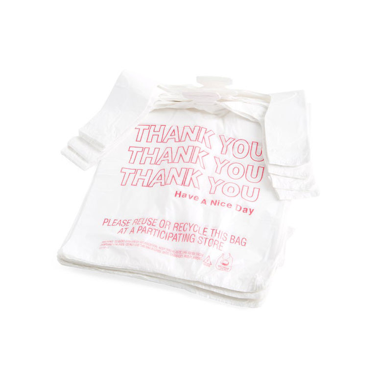 Bag Plastic T-shirt 11.5x6.5x21 "thank You"