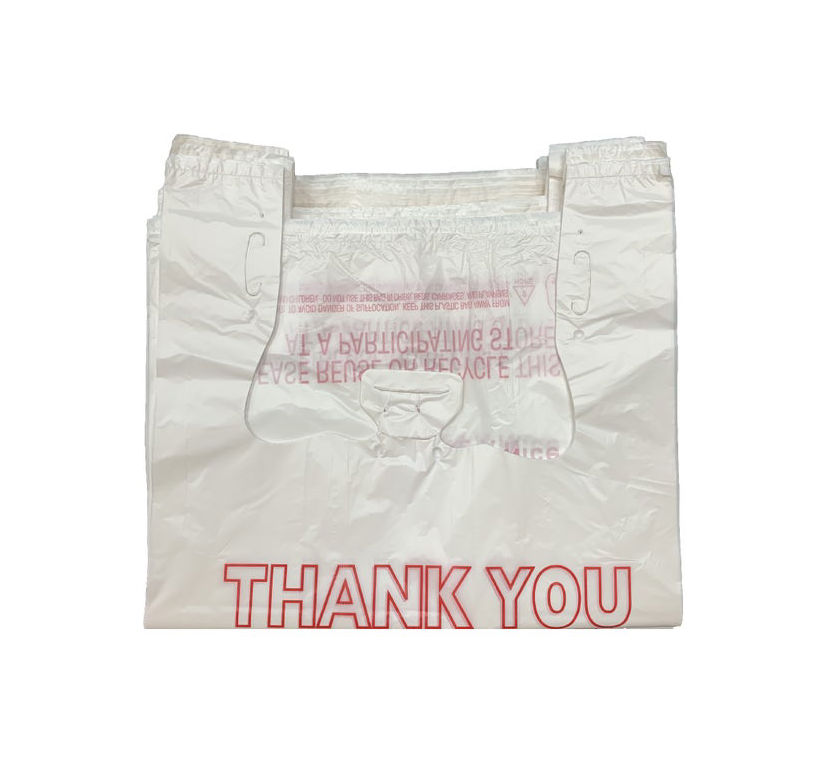 Bag Plastic T-shirt 11.5x6.5x21 "thank You"