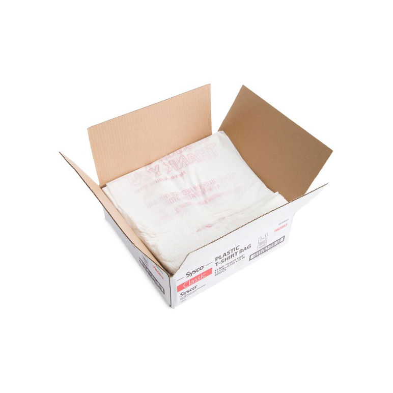 Bag Plastic T-shirt 11.5x6.5x21 "thank You"