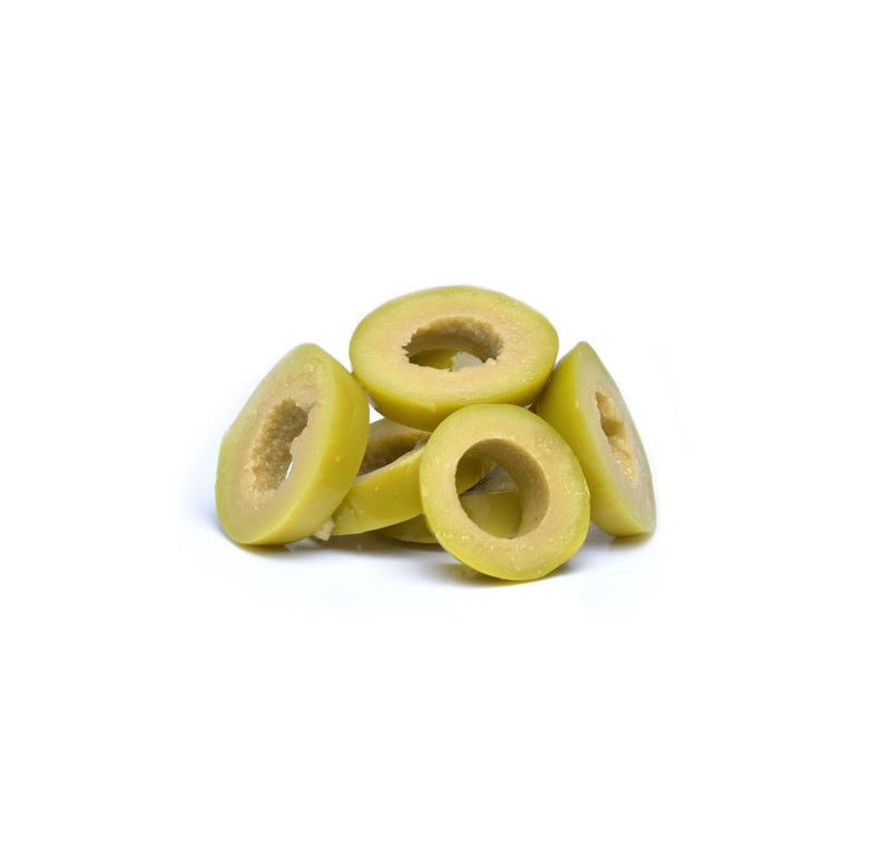 Olive Green Manzanilla Sliced Without Pimento
