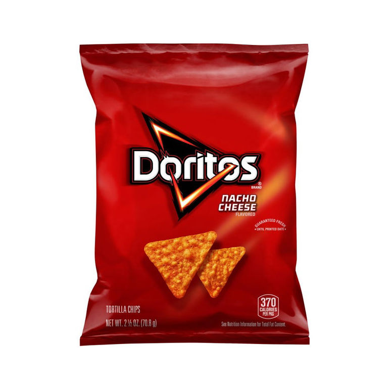 Chip Tortilla Nacho Cheese Xvl