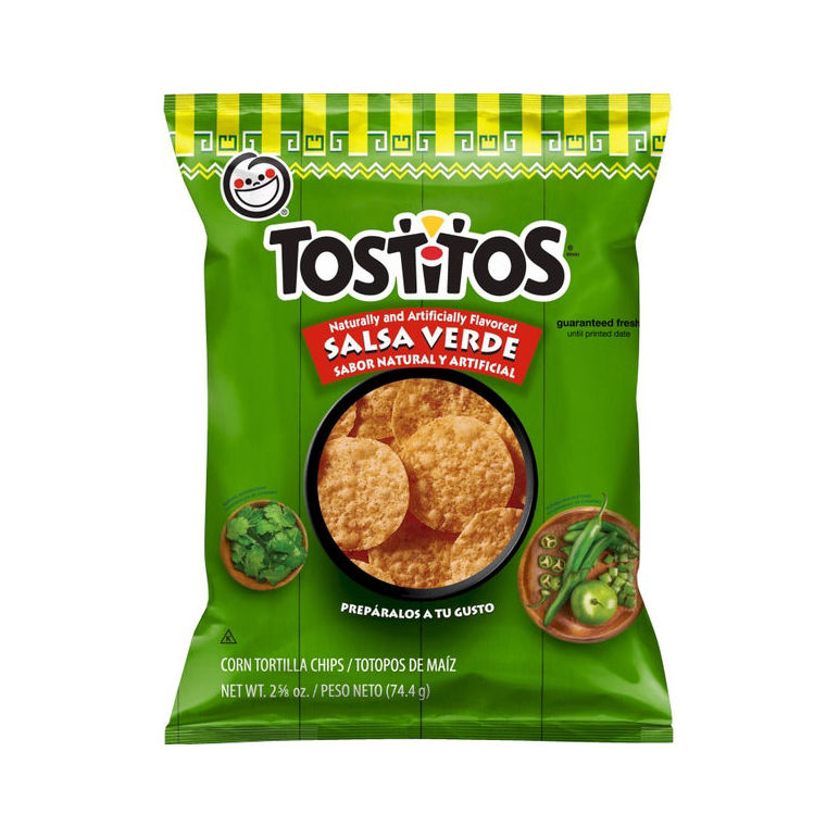 Chip Tortilla Rounds Salsa Verde Xvl
