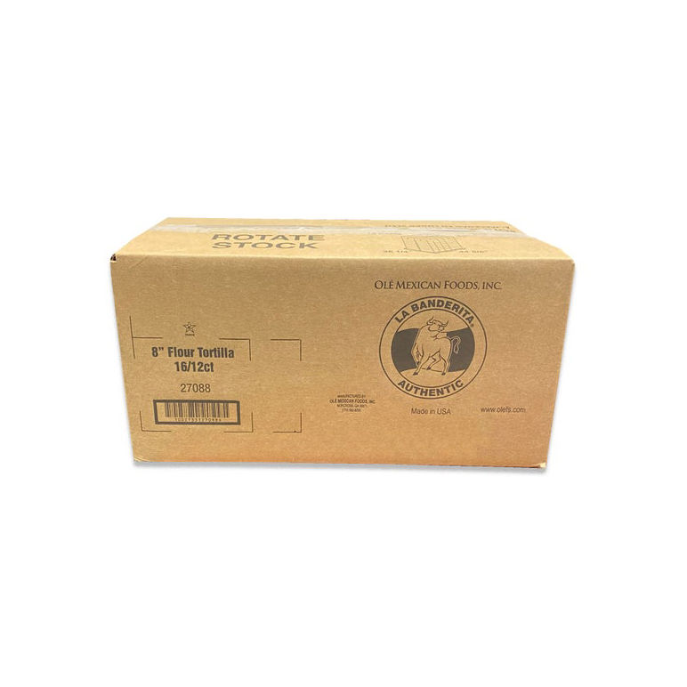 Tortilla Flour 8” Pressed