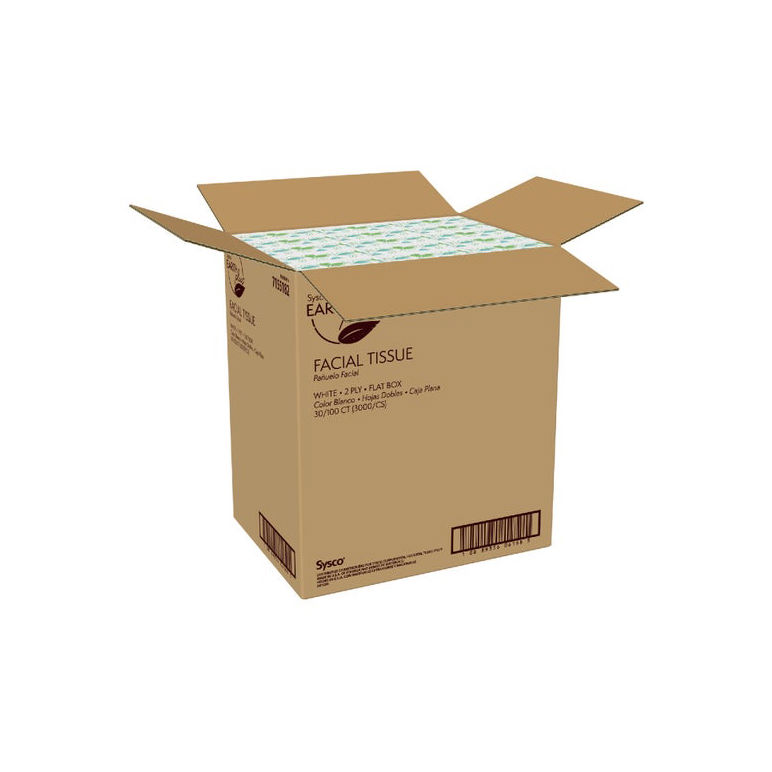Facial Tissue Flat Box 2 Ply