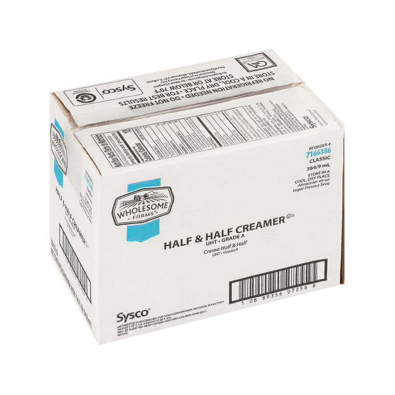 Creamer Half And Half Portion Control Aseptic