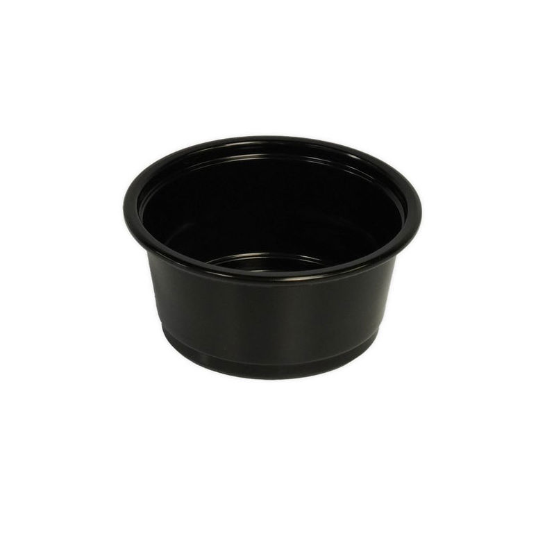 Black Plastic Cup 2Oz 2500Ct