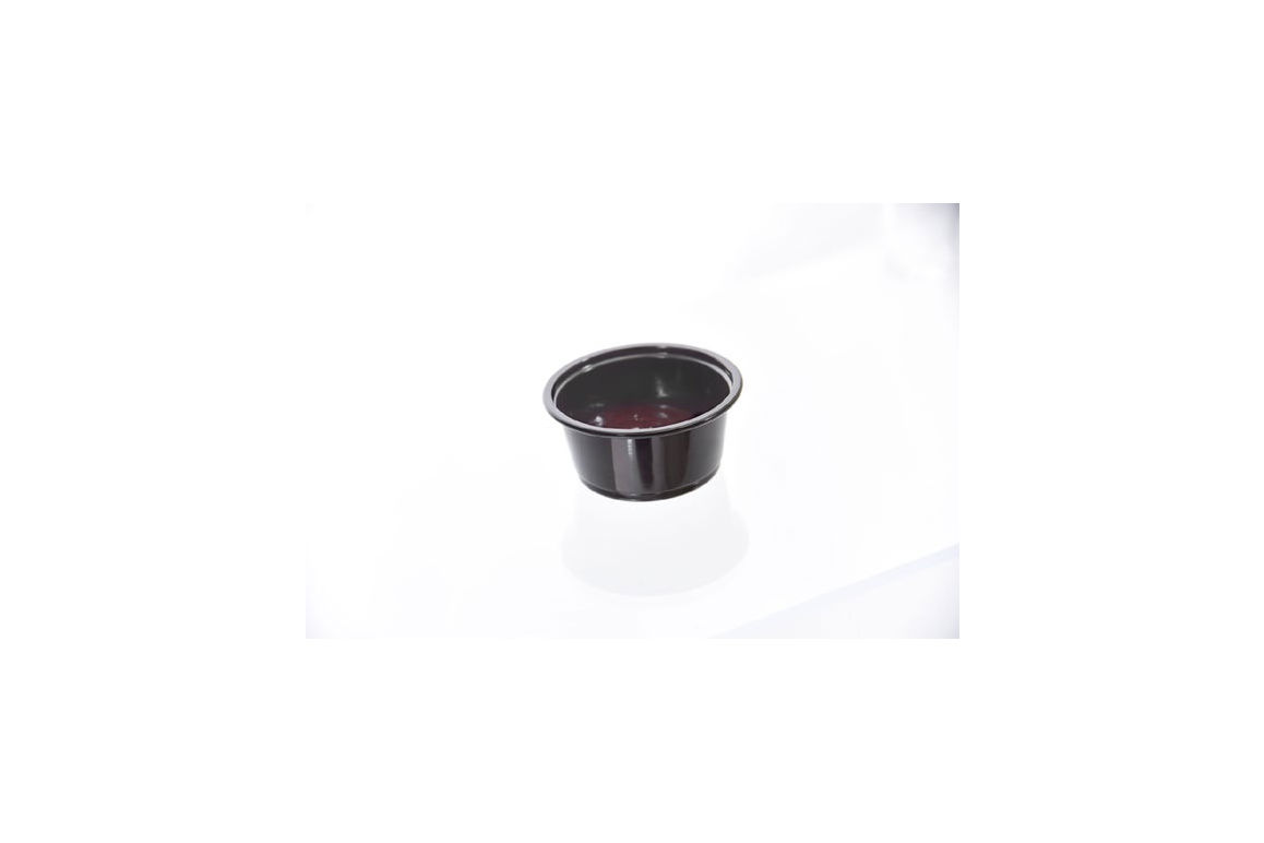 Black Plastic Cup 2Oz 2500Ct