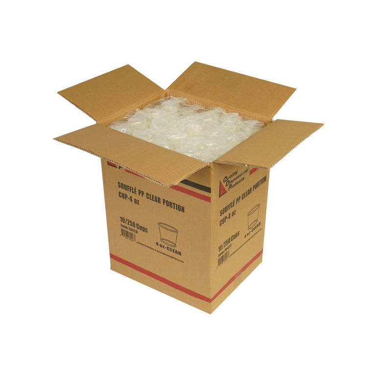Clear Plastic Cup 4Oz 2500Ct