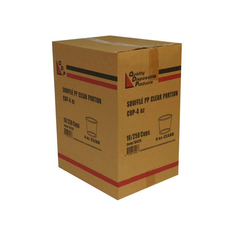 Clear Plastic Cup 4Oz 2500Ct