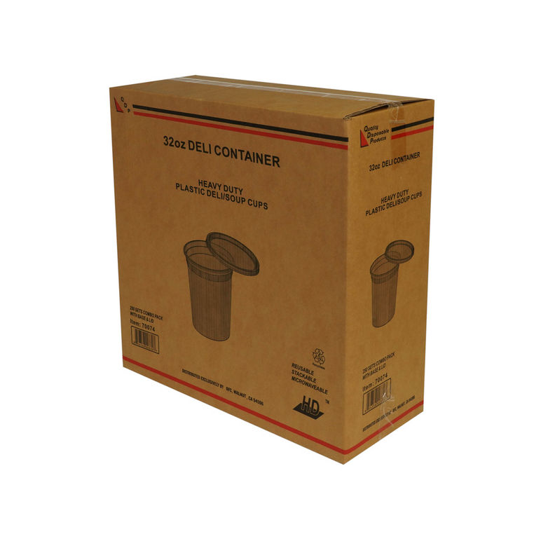 Clear Deli Container with Lid 32oz