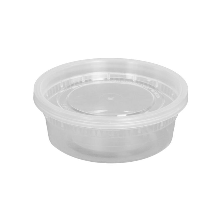 Clear Plastic Deli Container 8oz