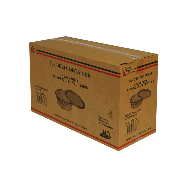 Clear Plastic Deli Container 8oz