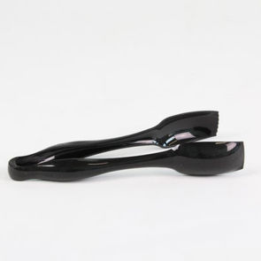Tong Plastic Serving Black 10.75 Inches