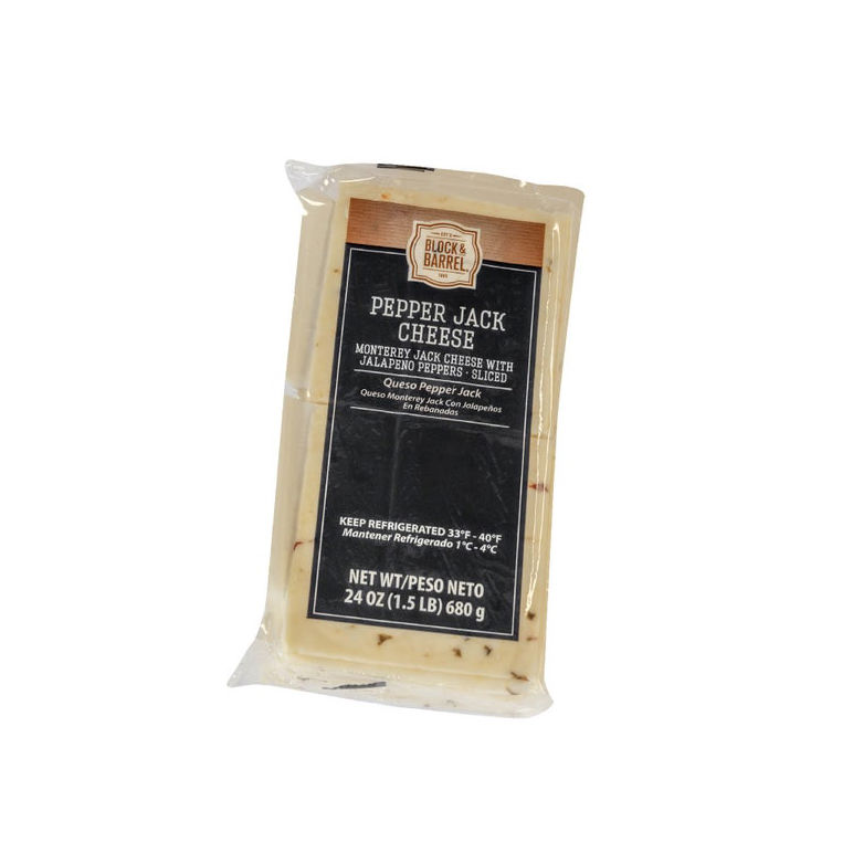 Cheese Pepper Jack Slice 8/24 Ounces