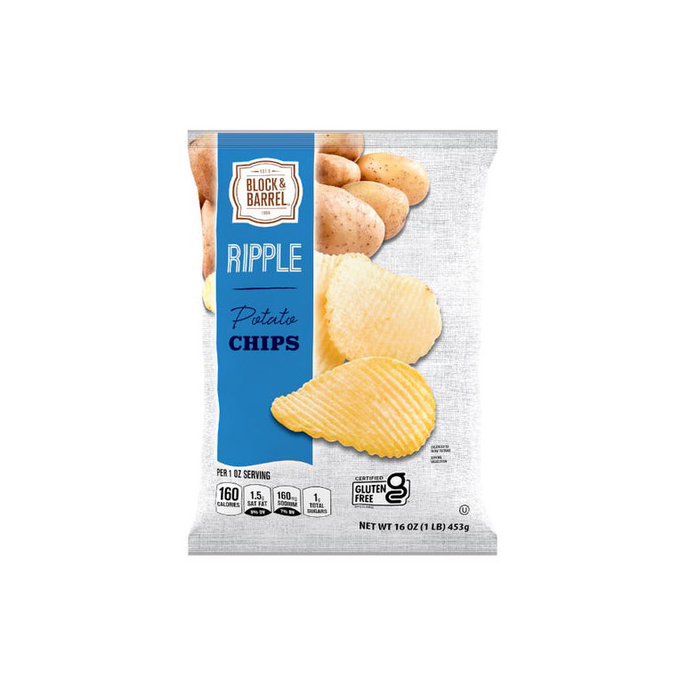 Chip Potato Ripple V-cut