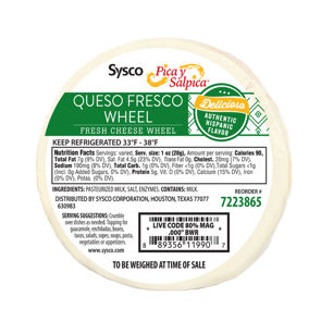 Cheese Queso Fresco Wheel 5 Pounds