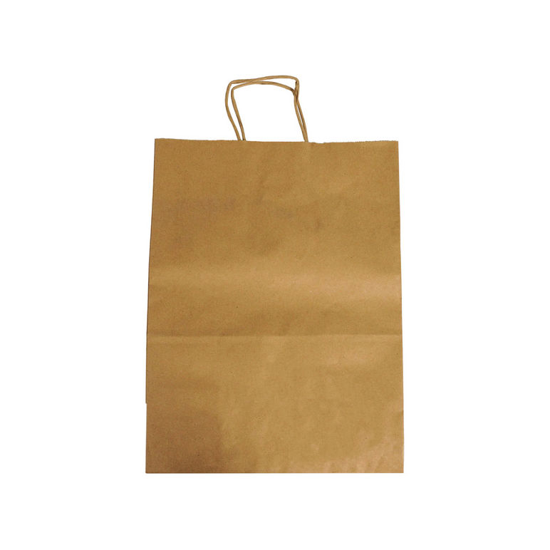 Bag Paper Brown W/handle Mart 65 Pound