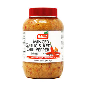 Garlic Minced With Chili Pepper