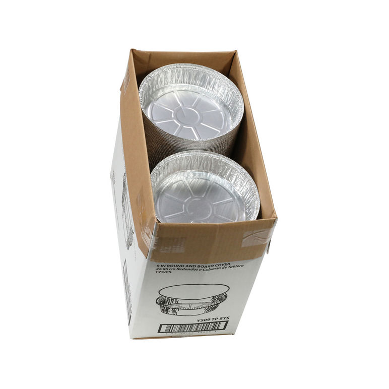 Pan Foil Round With Board Lid 9 Inch
