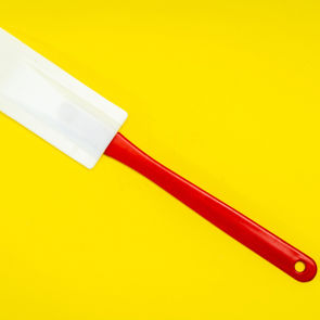 Spatula Serving Silicone Red White 14" Length